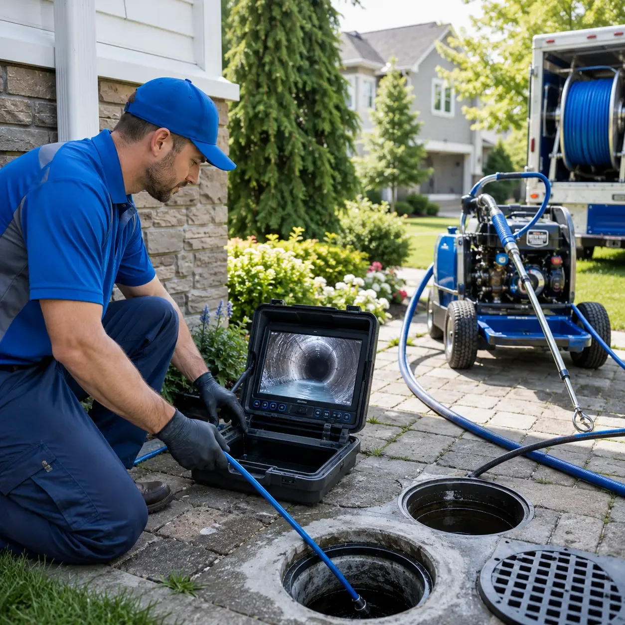 Outdoor drain cleaning professionals serving Bern, KS
