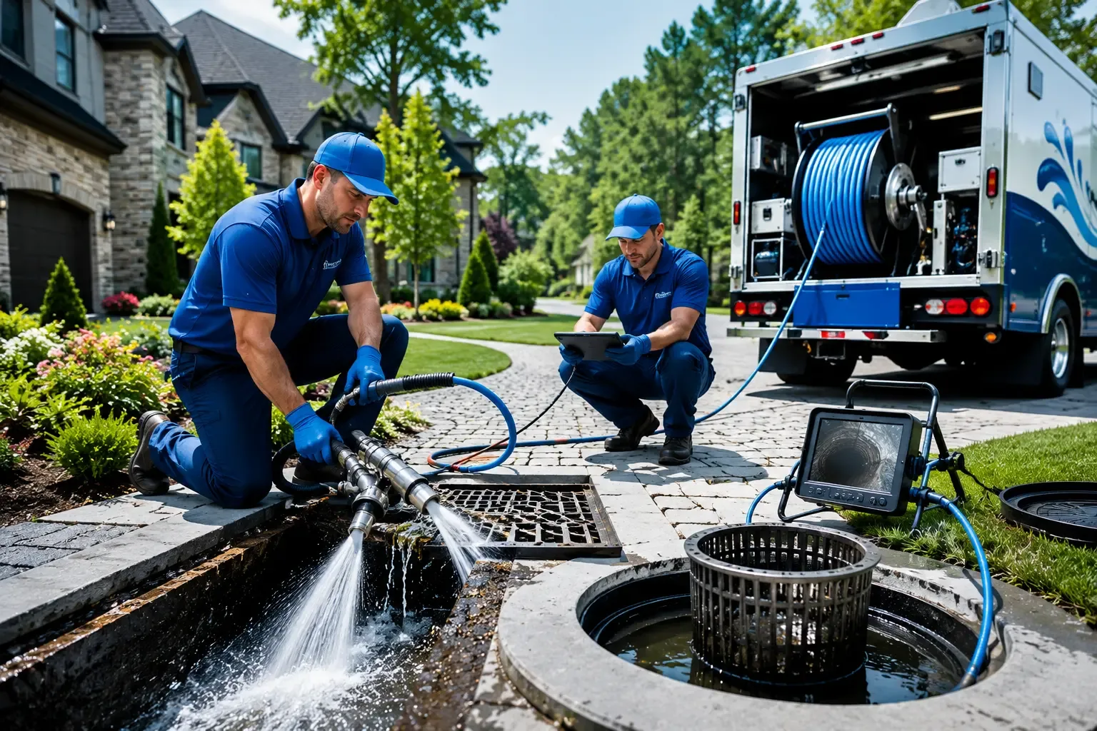 Local outdoor drain cleaning professionals in Bern, KS